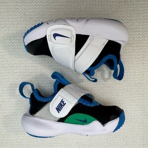 Nike 2023 Flex Advance PS 'Black Deep Royal Blue' Kids Blue and White Shoes